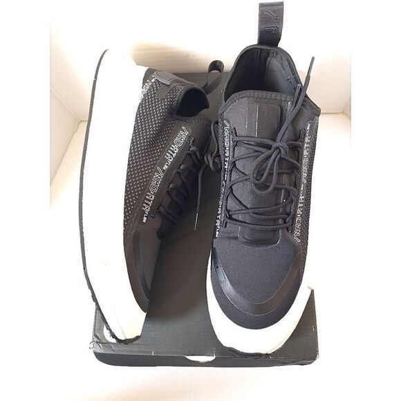 New! ADIDAS Men's NMD R1 Spectoo Sneakers Athletic Shoes Black Size 13 H67408 - Picture 8 of 10